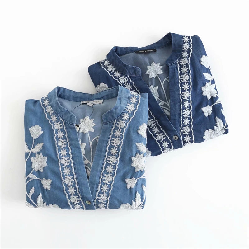BOHO DENIM CARDIGAN