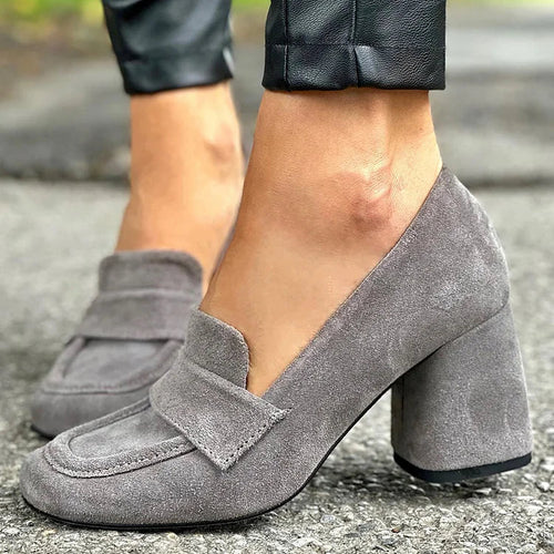 Bria™ | Block Heel Loafers