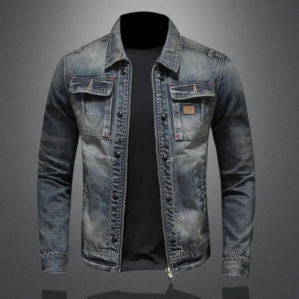 VESTE DENIM RÉTRO