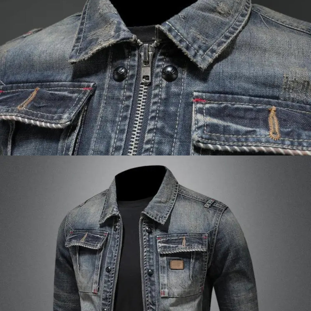 VESTE DENIM RÉTRO