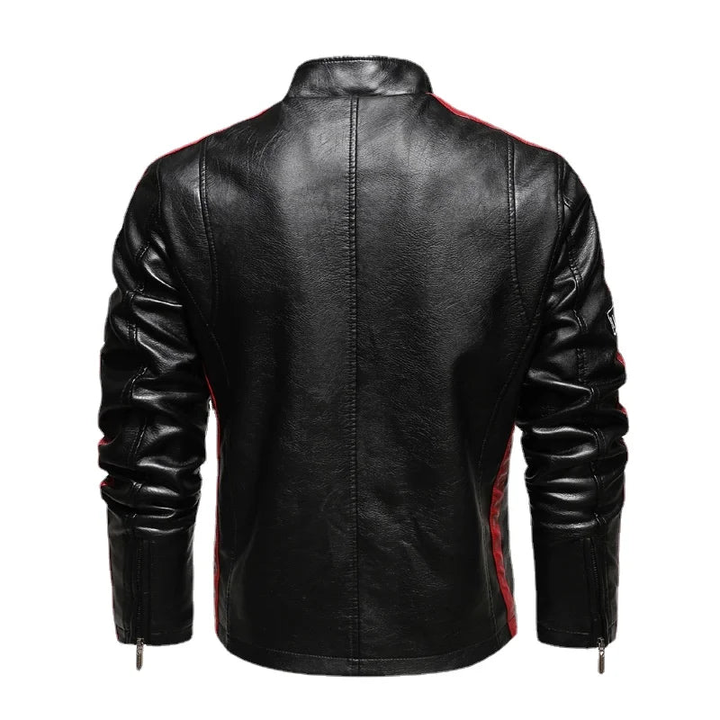 RAFFAELE CASTELLINI ECHTLEDER BIKER JACKE